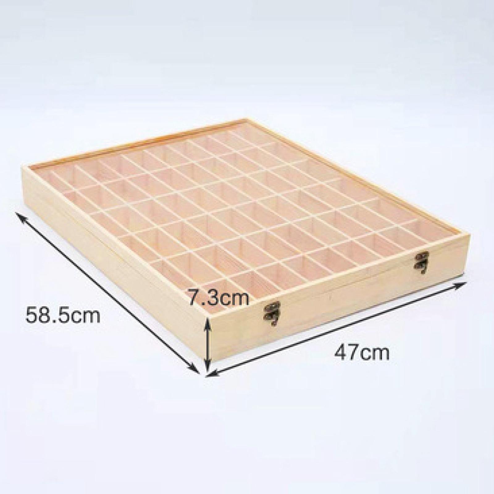 Car Organizer - Wooden Toy Car Display Case Multi