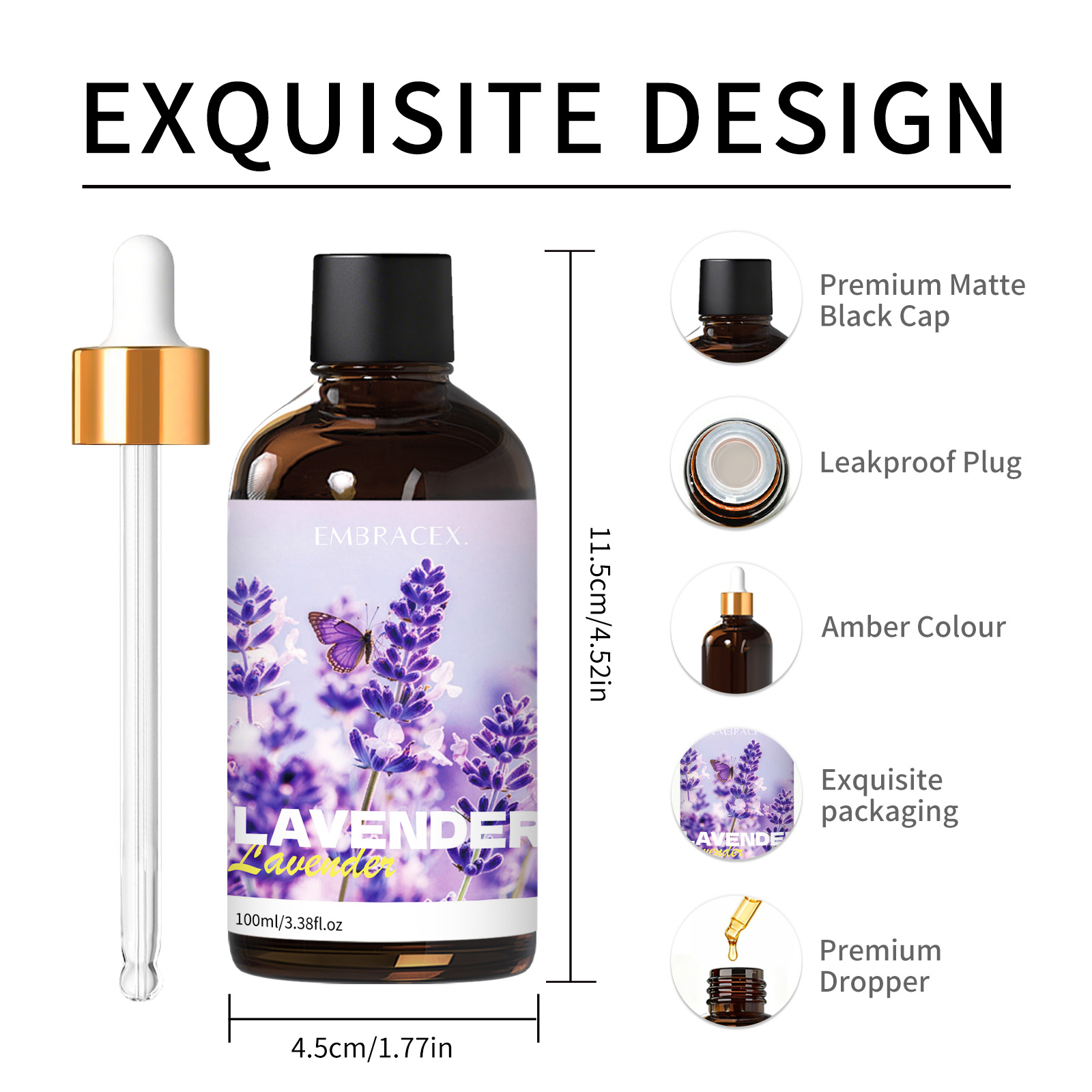 100ml Lavender Essential Oil H - огляд і ціна Car Air Freshener