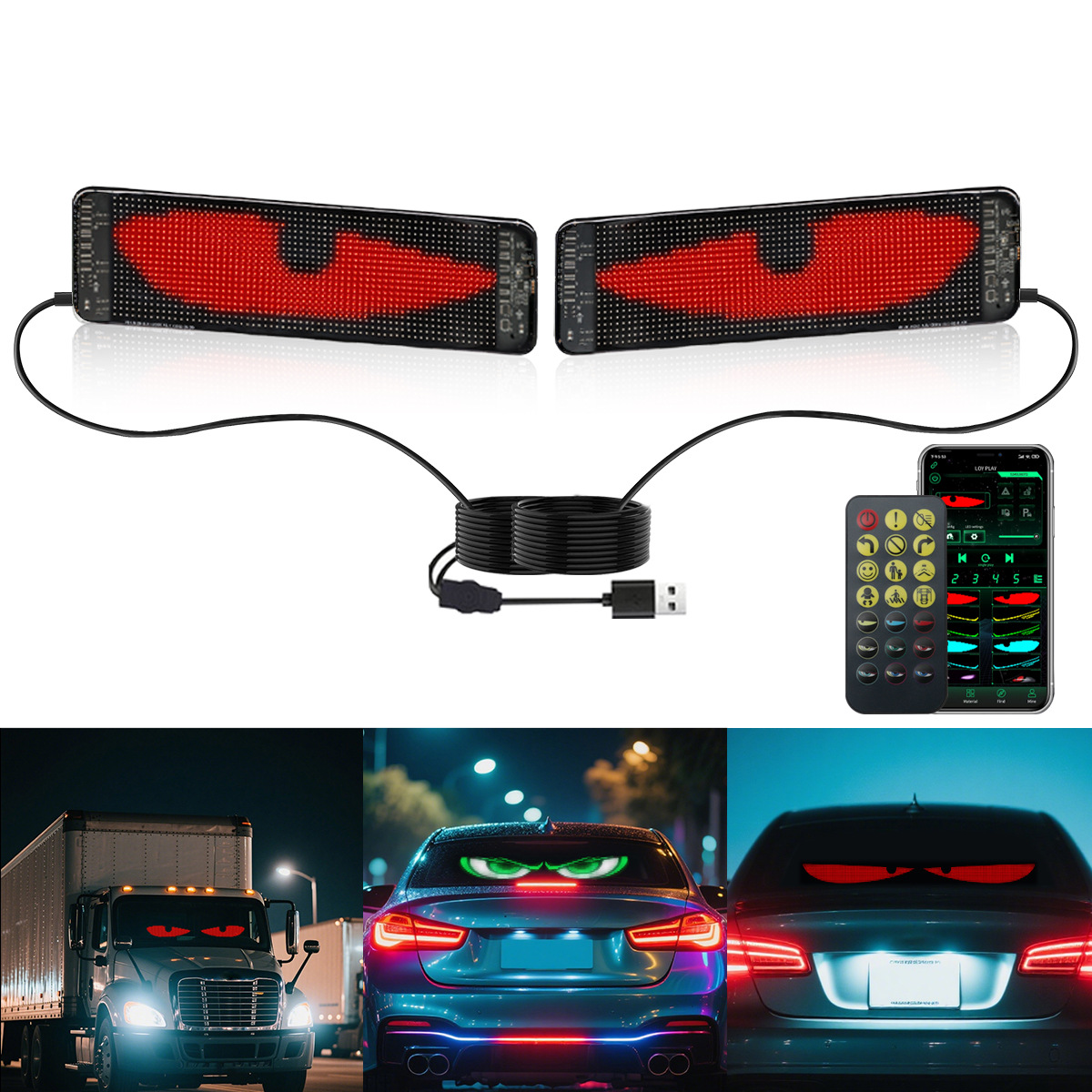 LED car soft screen, car mount - огляд і ціна Car Led Light