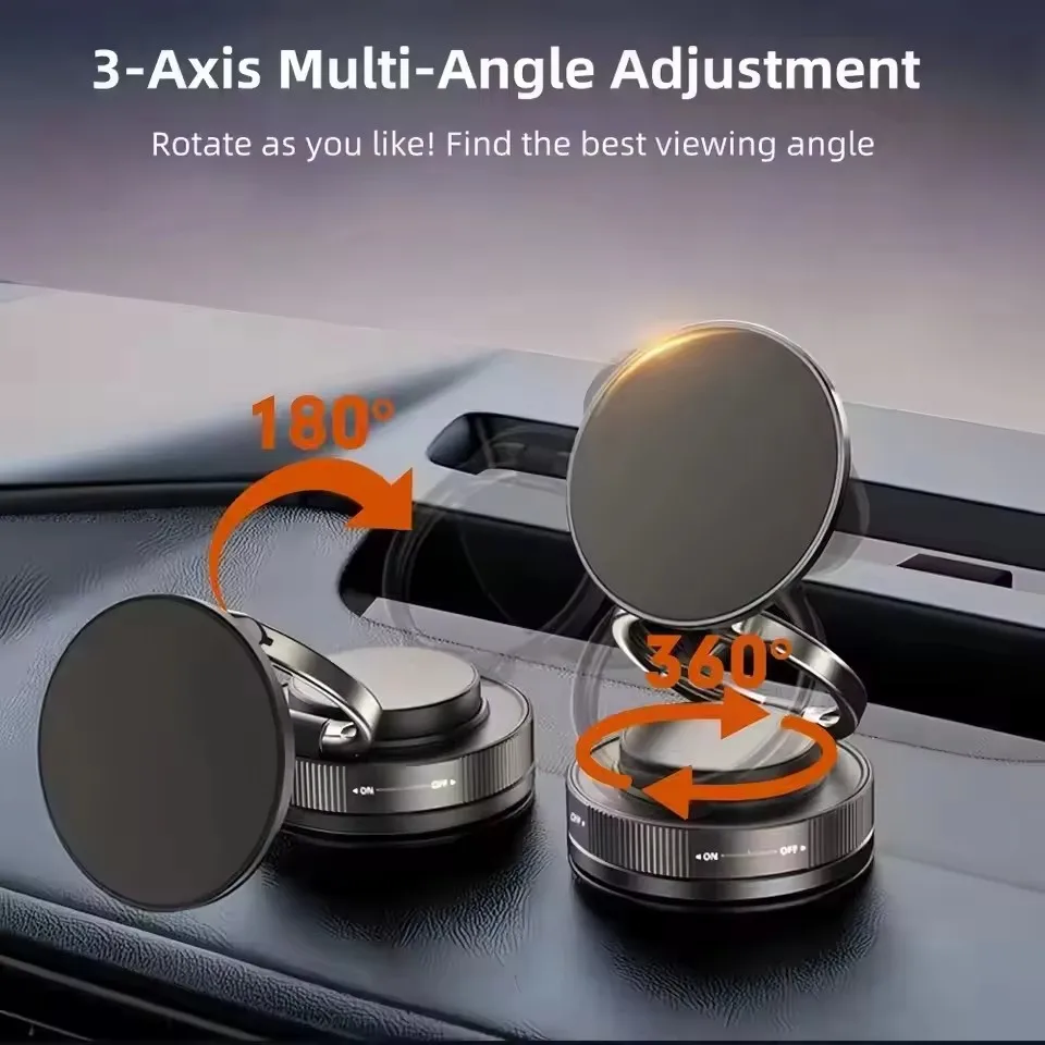 Upgraded 360°Vacuum Magnetic P - огляд і ціна Car Phone Holder