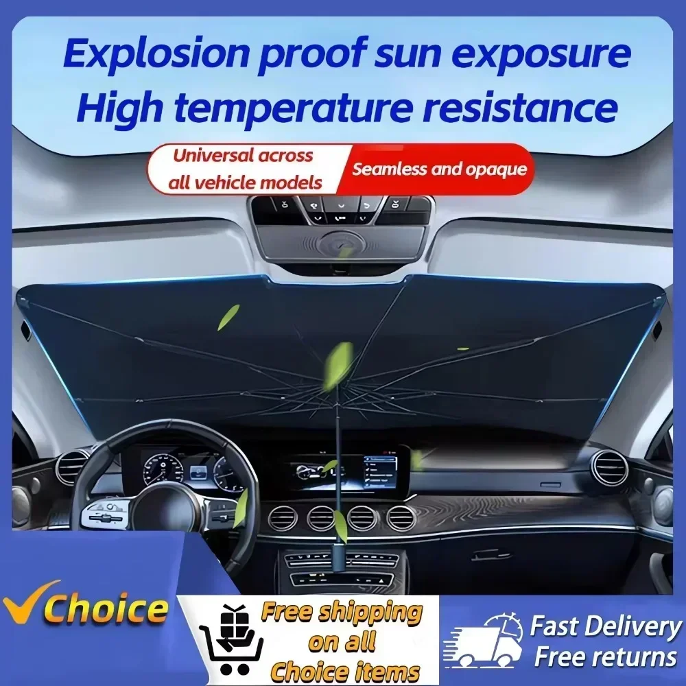 Car Windshield Sun Shade, Fold - огляд і ціна Windshield Sun Shade