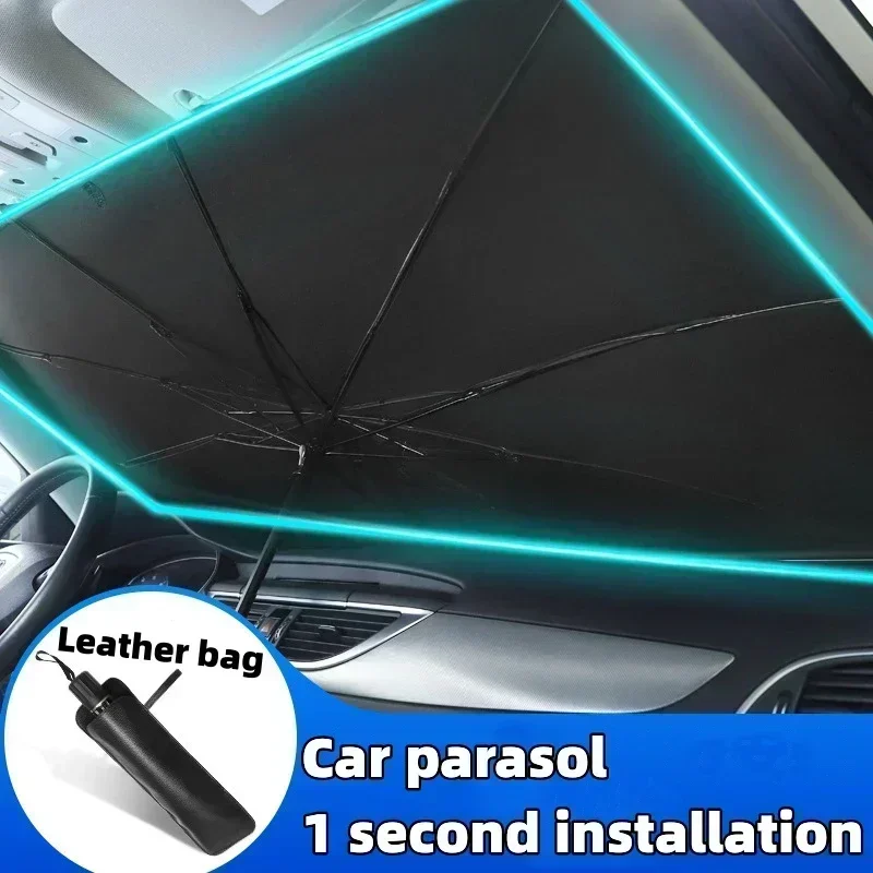 Car Windshield Sun Shade, Fold - огляд і ціна Windshield Sun Shade