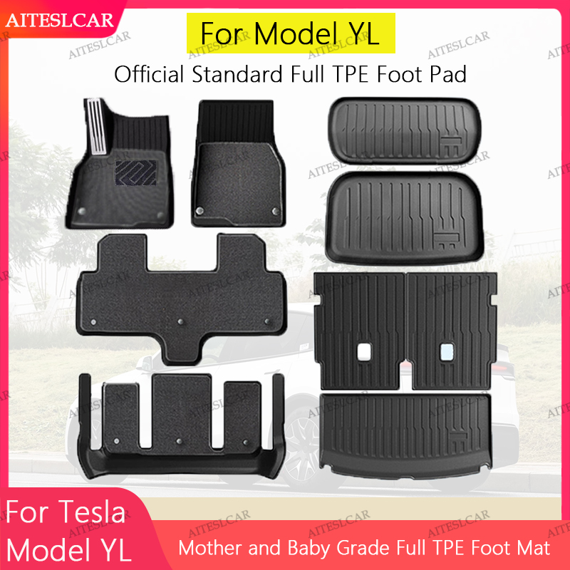 AITESLCAR For Tesla Floor Mat  - огляд і ціна Car Floor Mat