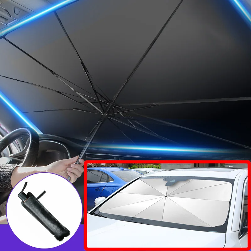 Foldable Car Sun Shade Protect - огляд і ціна Windshield Sun Shade