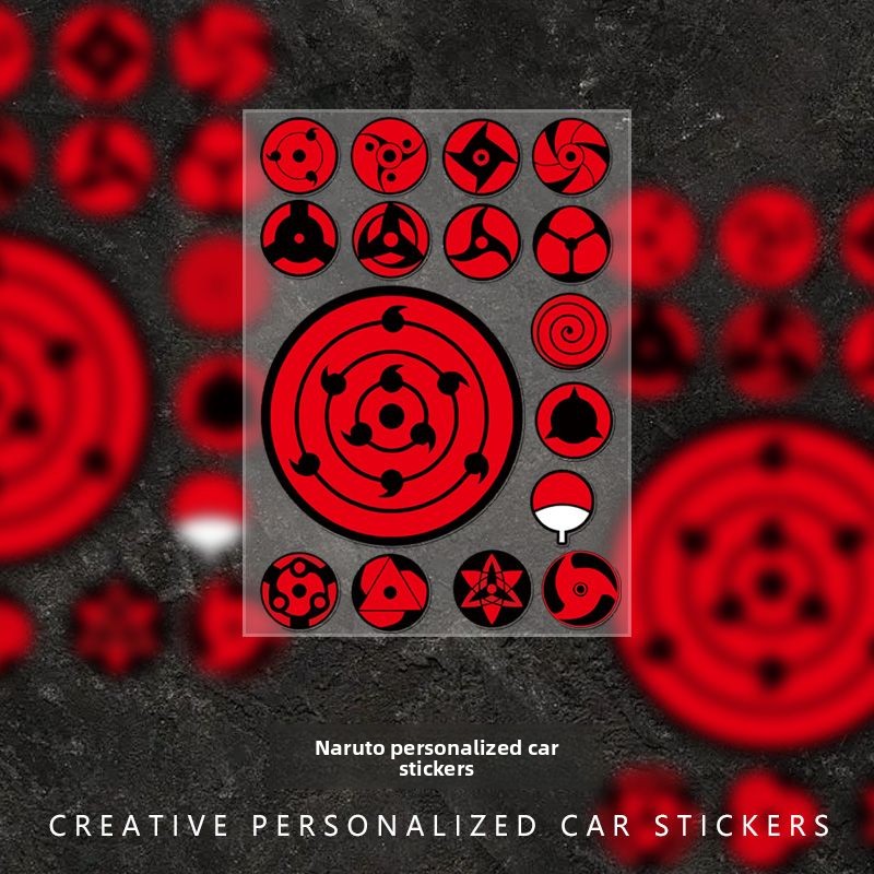 Sharingan Eye Die-cut Sticker  - огляд і ціна Car Accessories Japanese