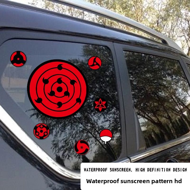 Sharingan Eye Die-cut Sticker  - огляд і ціна Car Accessories Japanese