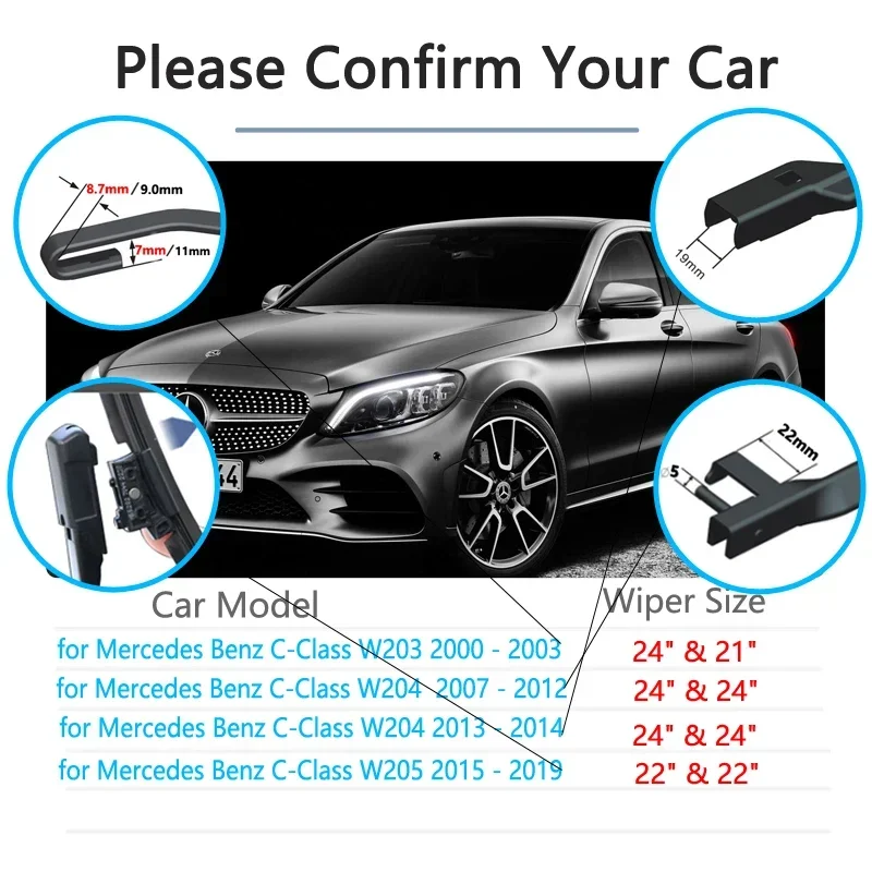 For Mercedes Benz C-Class W203 - огляд і ціна Car Wiper