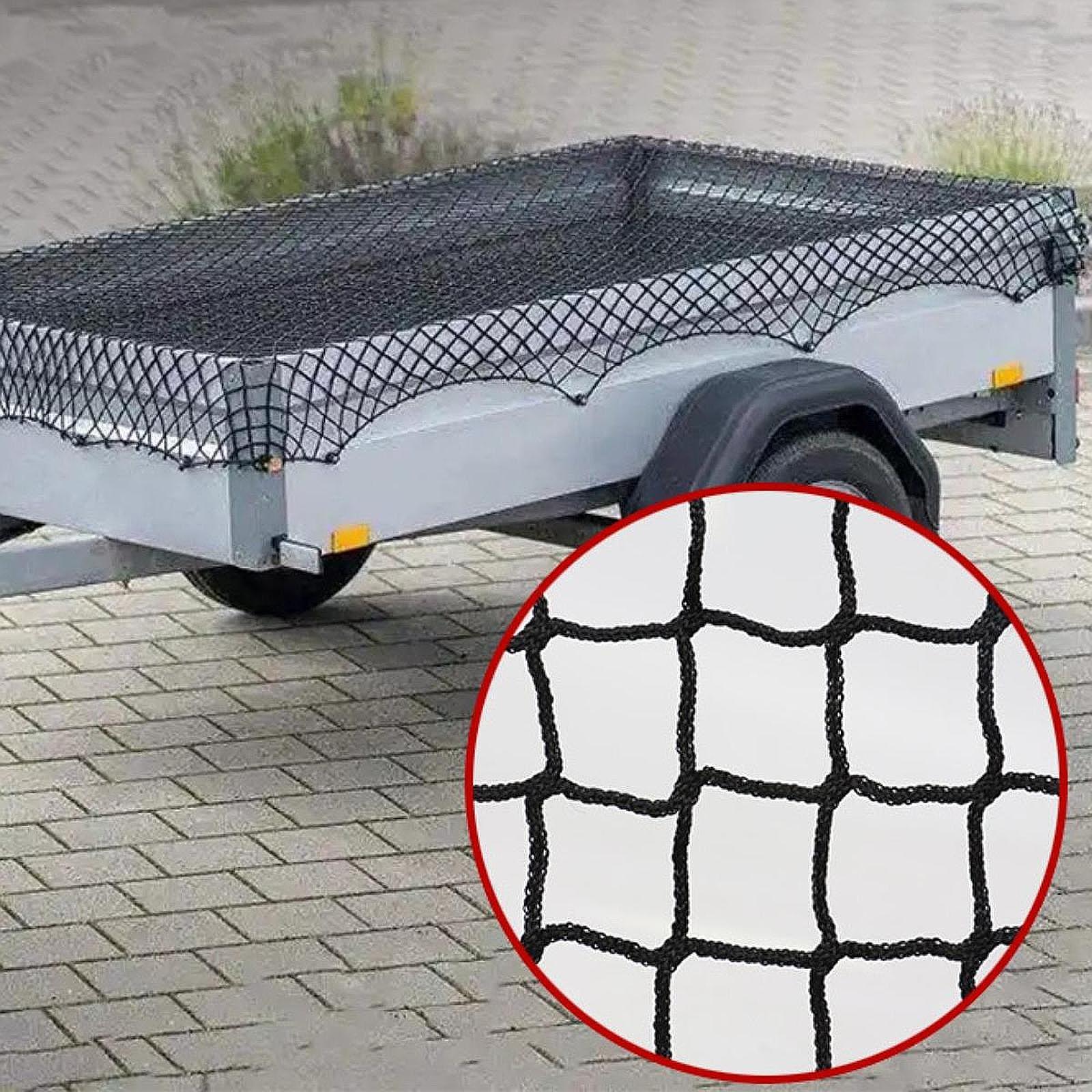 Black Mesh Trailer Cargo Net M - огляд і ціна Car Organizer