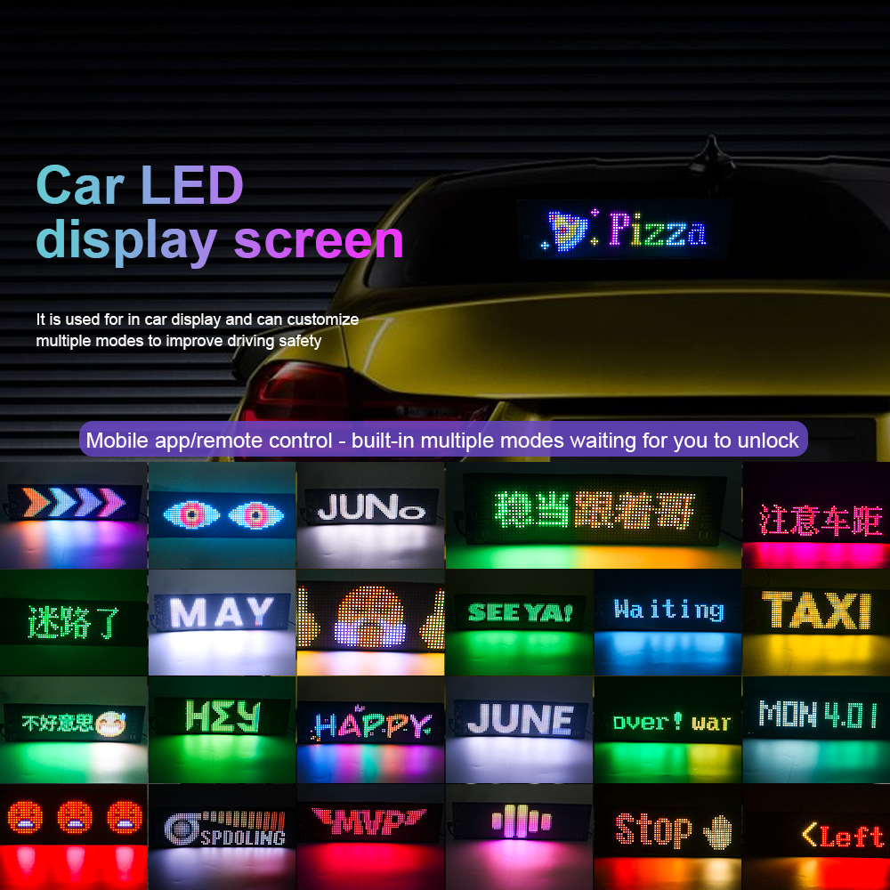 LED Matrix Pixel Panel Scrolli - огляд і ціна Car Led Light