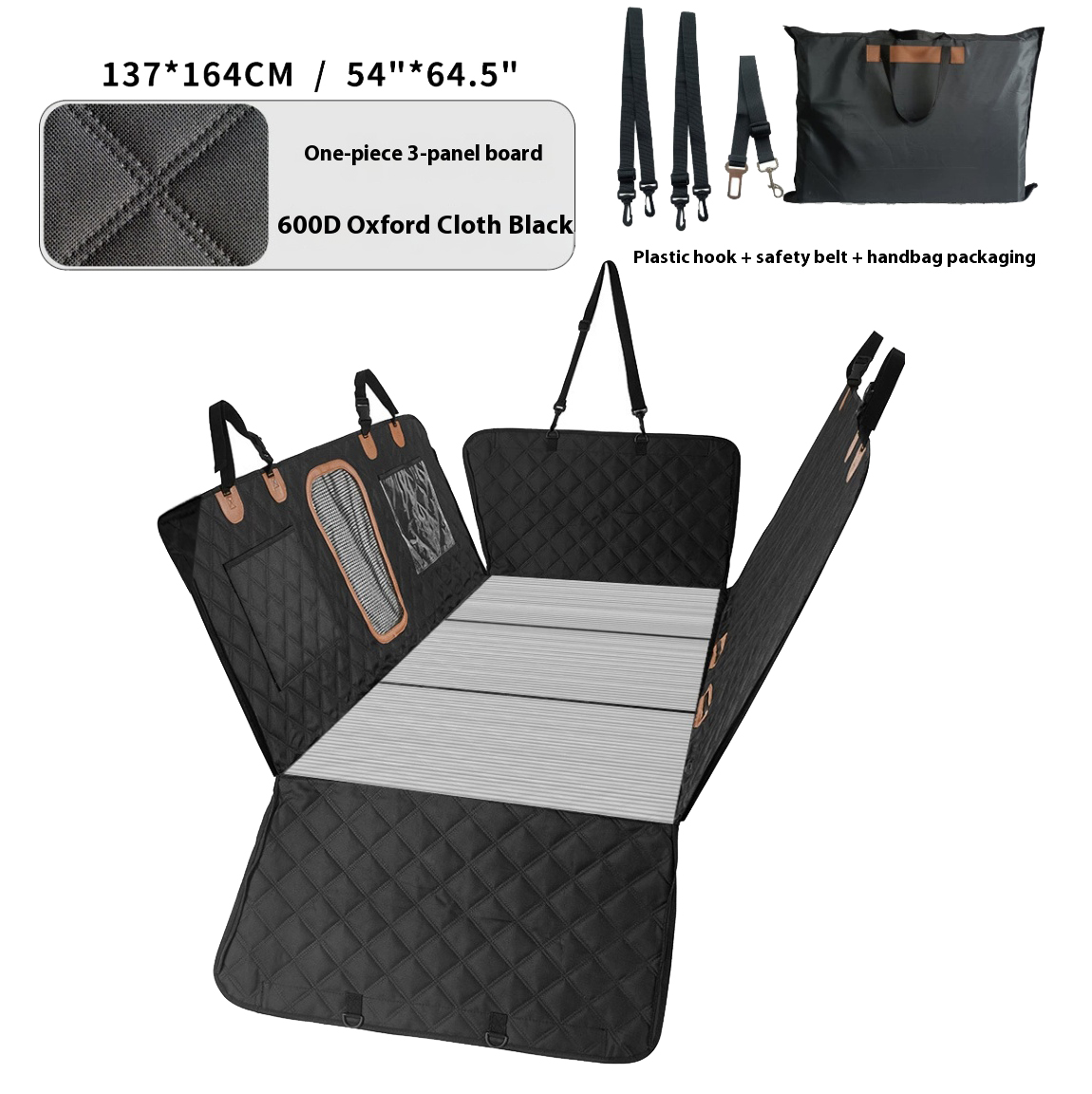Three-Panel Solid Car Rear-Sea - огляд і ціна Car Seat Cover