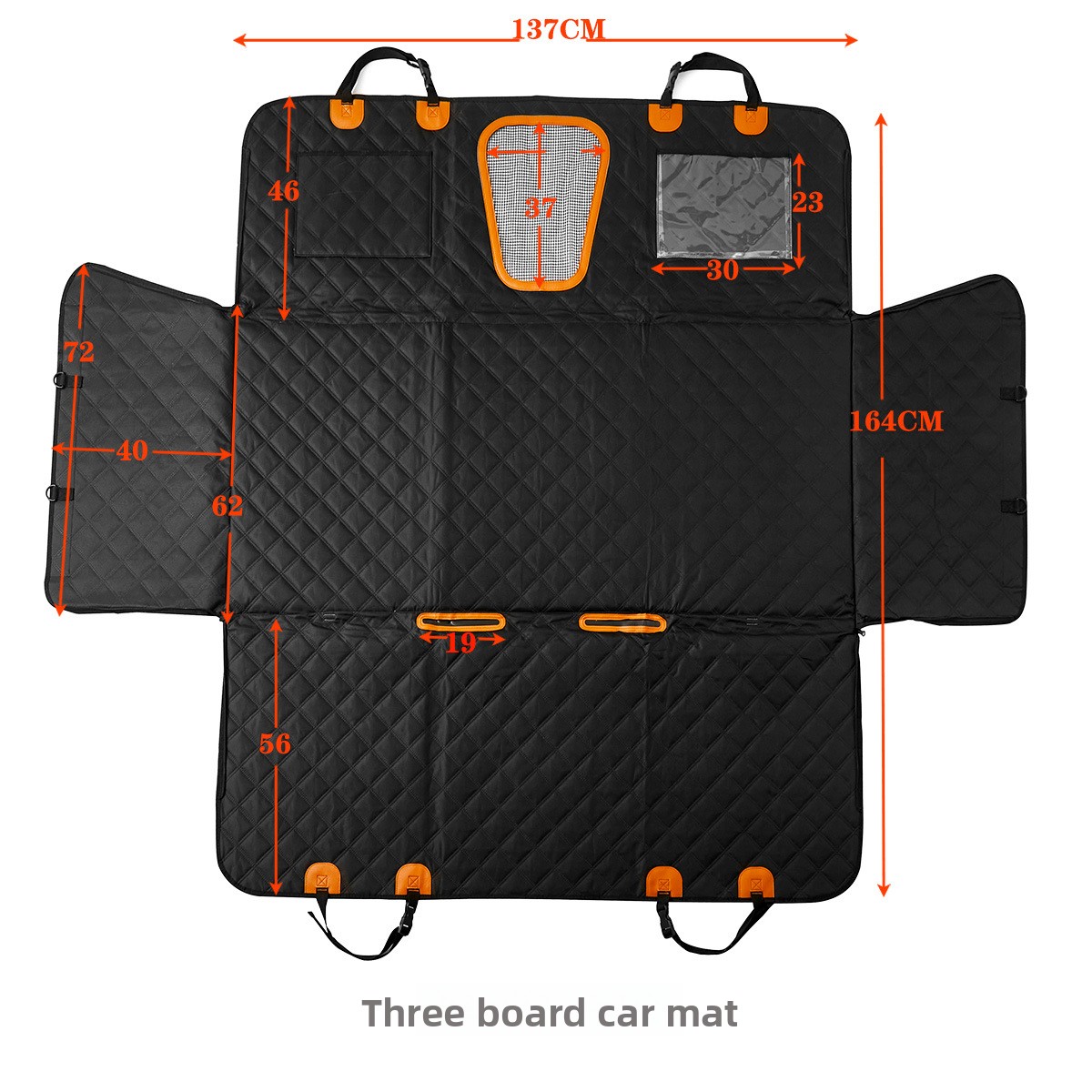 Three-Panel Solid Car Rear-Sea - огляд і ціна Car Seat Cover