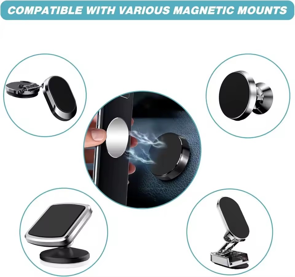 1/50Pcs Ultra Thin Metal Plate - огляд і ціна Car Phone Holder