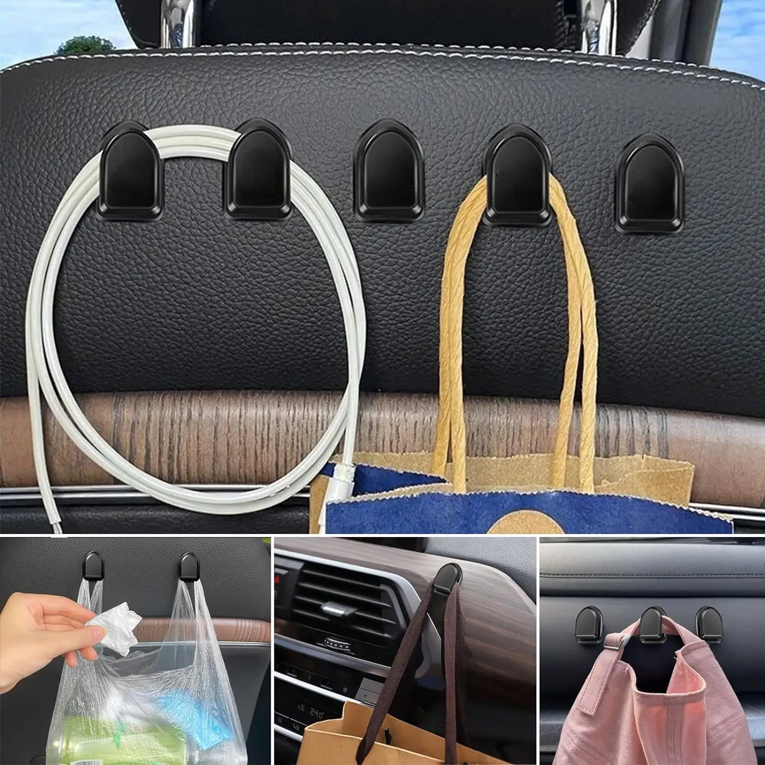 Mini Car Hooks Interior Storag - огляд і ціна Car Cable Organizer