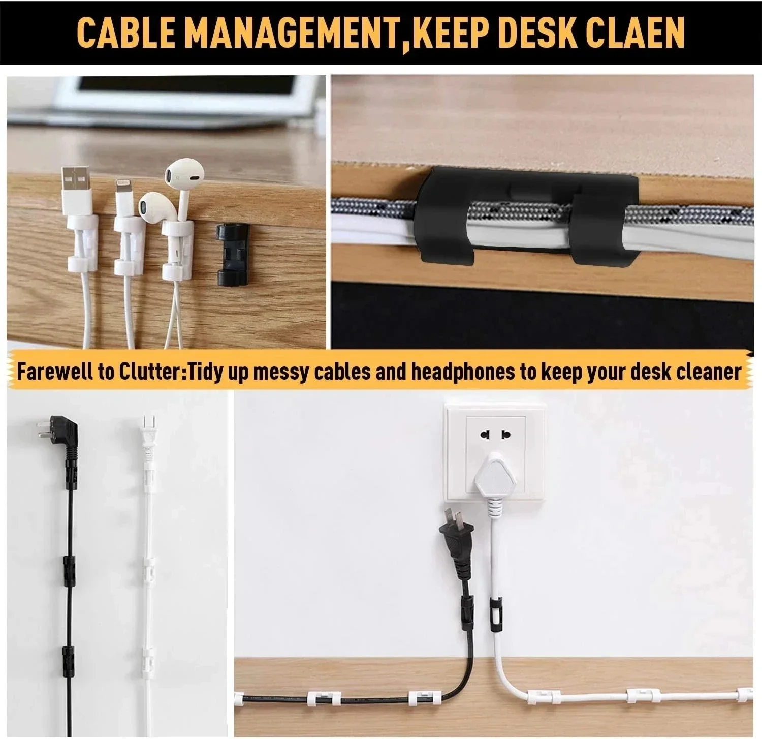Cable Clips Organizer Drop Wir - огляд і ціна Car Organizer
